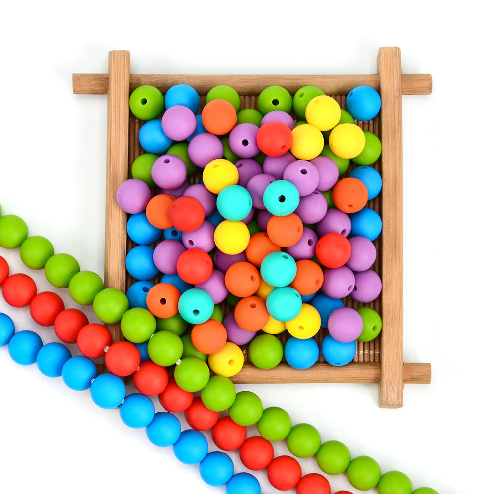 Wholesale 100PCS 15mm Candy Color diy Jewelry Accessories Beads